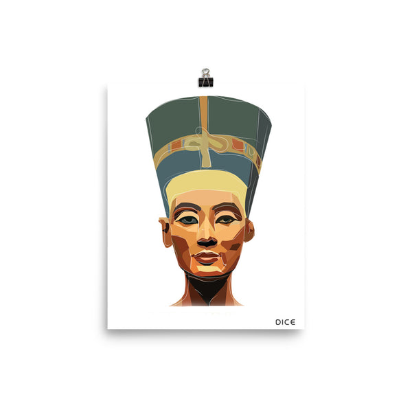 Nefertiti Poster (WHT)