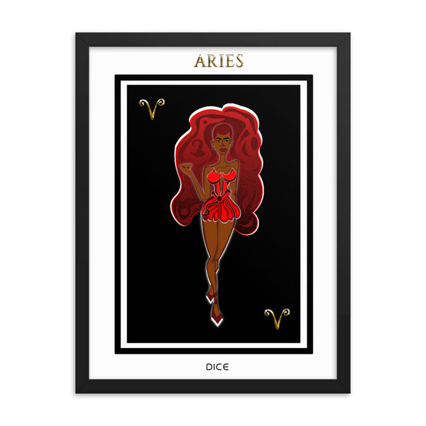 Aries doll Framed poster