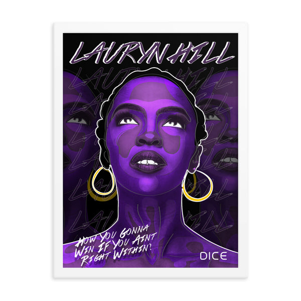 Lauryn Hill Framed poster