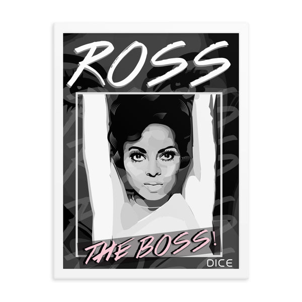 Ross the Boss Framed poster