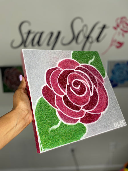Pink & Green Stay Soft Rose