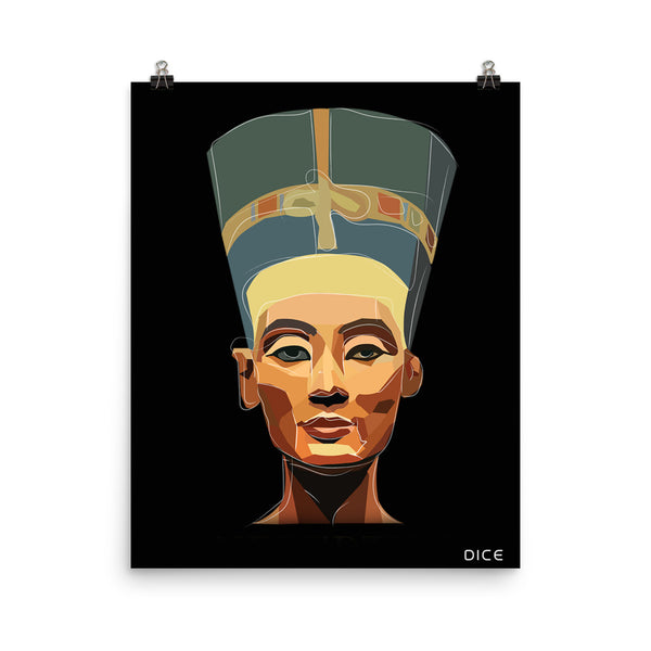 Nefertiti Poster (BLK)