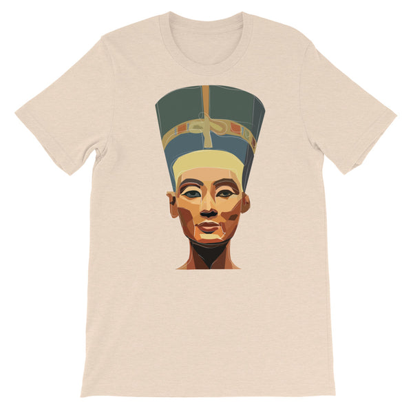 Nefertiti Tan Short-Sleeve Unisex T-Shirt