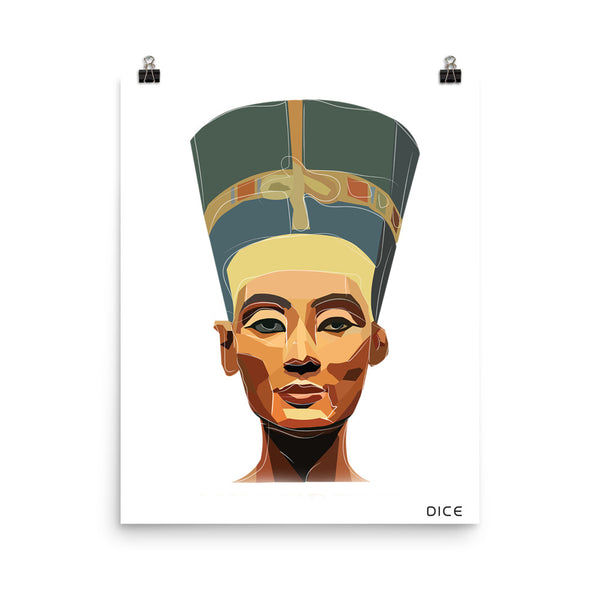 Nefertiti Poster (WHT)