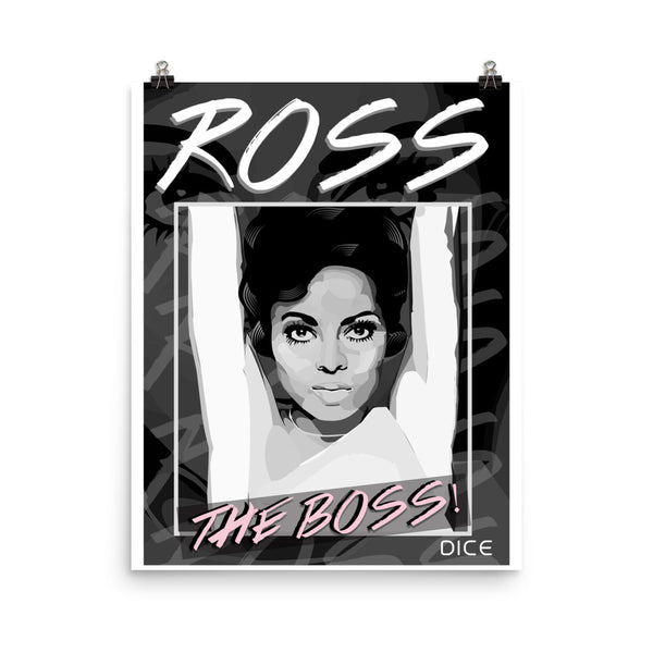Ross the Boss Photo paper poster