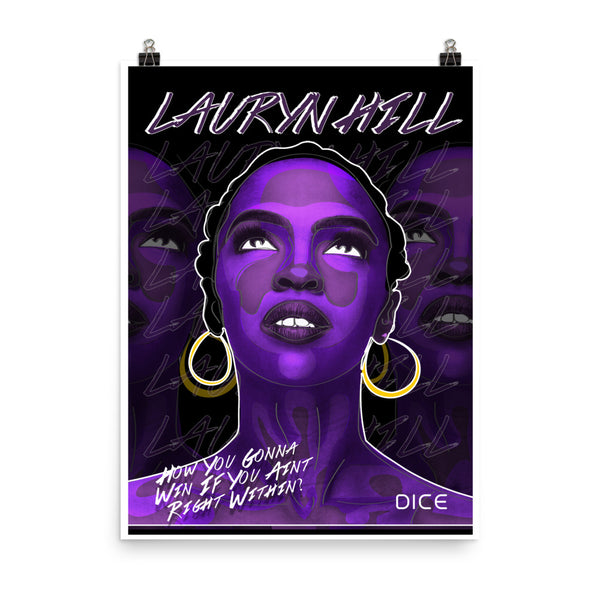 Lauryn Hill Photo paper poster